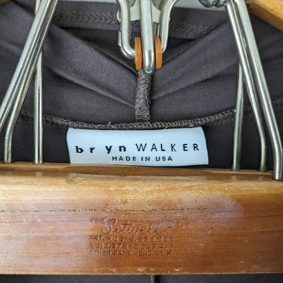 Bryn Walker Duster Women's XS Brown Long Cardigan Micro Modal Scrunch Back - Picture 3 of 7